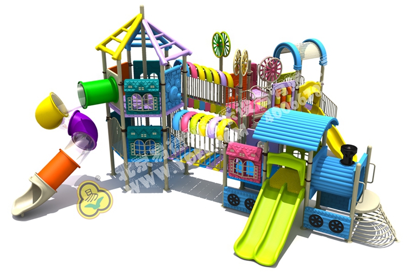 幼兒園火車頭滑梯游樂(lè)設(shè)備九