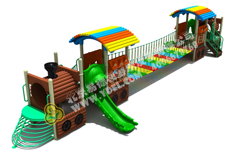 幼兒園火車頭滑梯游樂(lè)設(shè)備三