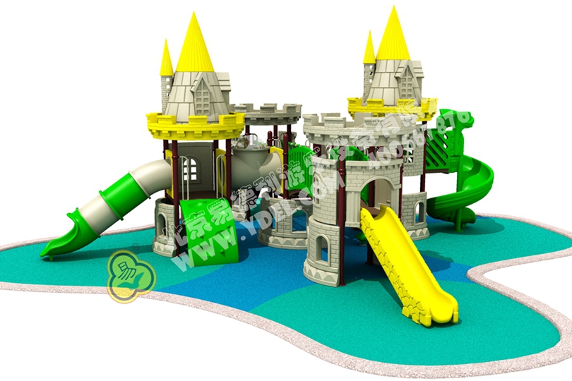 兒童戶外城堡造型滑梯設(shè)備4