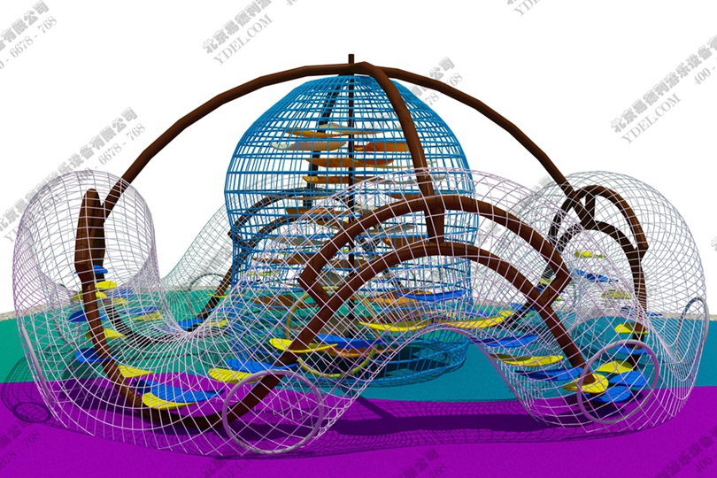 戶(hù)外定制繩網(wǎng)攀爬樂(lè)園