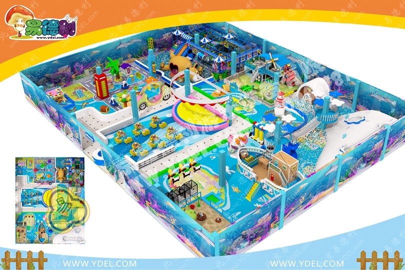 卡通系列淘氣堡兒童樂園