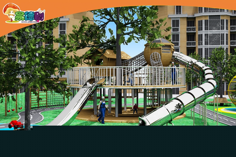 社區(qū)戶外滑梯非標(biāo)定制設(shè)備