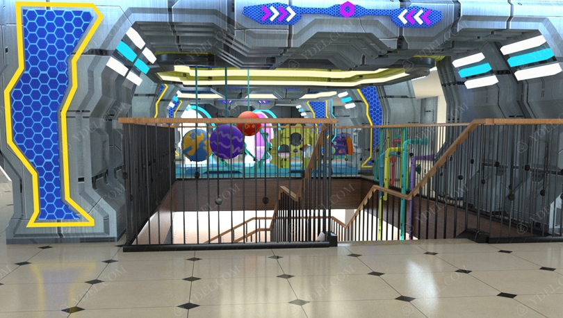 室內(nèi)兒童淘氣堡樂園分層設(shè)計