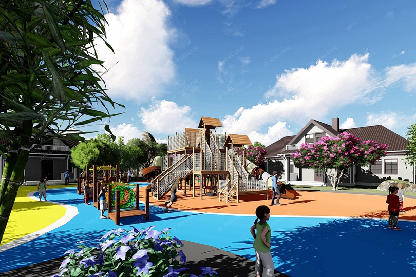 社區(qū)兒童綜合游樂(lè)設(shè)備