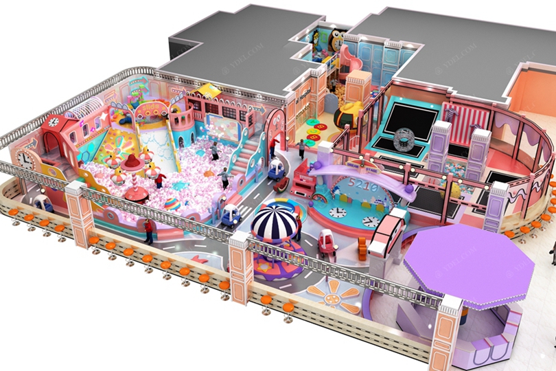 南京馬卡龍色系淘氣堡設備